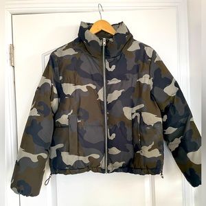 Camo Puffer Jacket